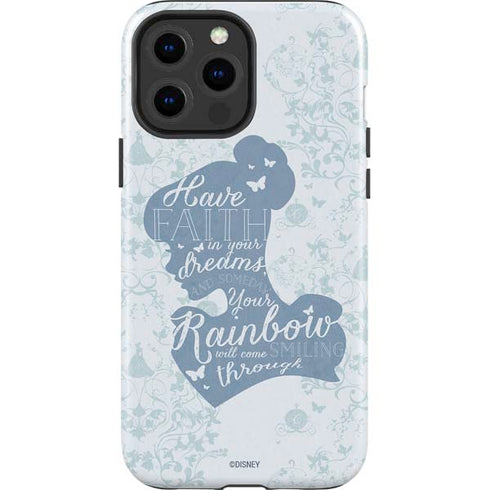 Disney Cinderella Faith In Your Dreams Silhouette iPhone 13 Pro Max Impact Case