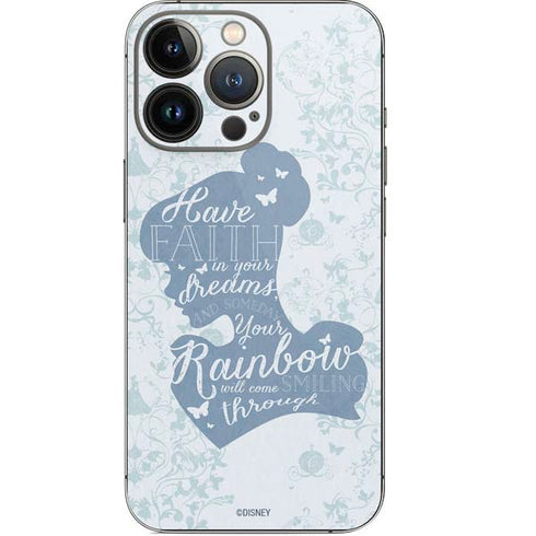 Disney Cinderella Faith In Your Dreams Silhouette iPhone 13 Pro Skin