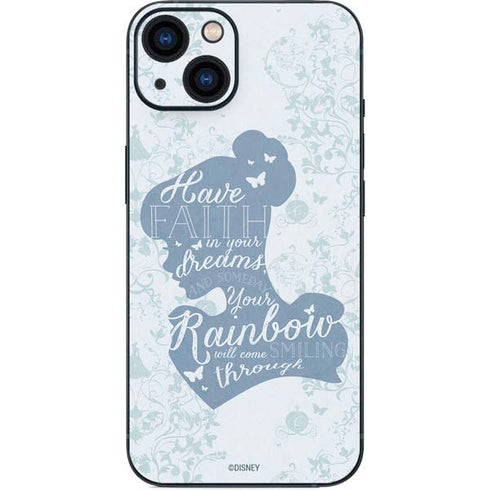 Disney Cinderella Faith In Your Dreams Silhouette iPhone 13 Skin
