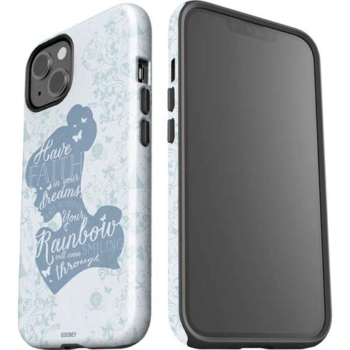 Disney Cinderella Faith In Your Dreams Silhouette iPhone 15 Plus Impact Case