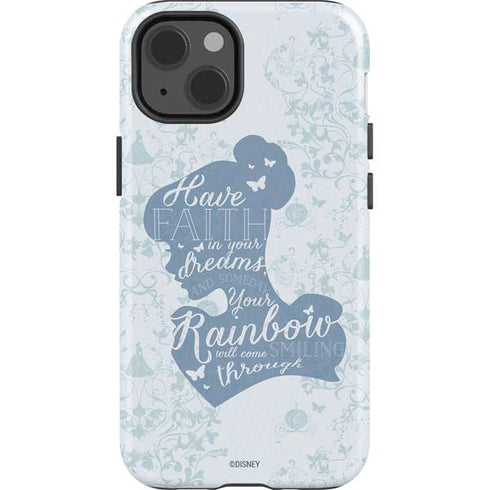 Disney Cinderella Faith In Your Dreams Silhouette iPhone 15 Impact Case