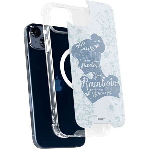 Disney Cinderella Faith In Your Dreams Silhouette iPhone 15 Plus MagSafe Case