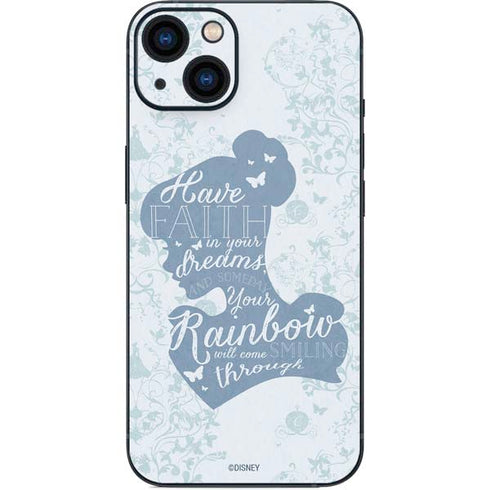 Disney Cinderella Faith In Your Dreams Silhouette iPhone 14 Plus Skin
