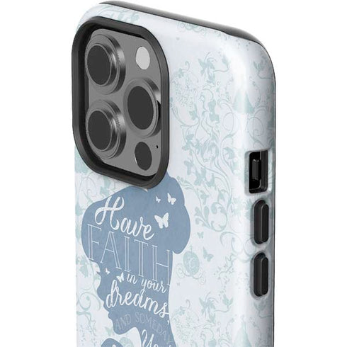 Disney Cinderella Faith In Your Dreams Silhouette iPhone 14 Pro Impact Case
