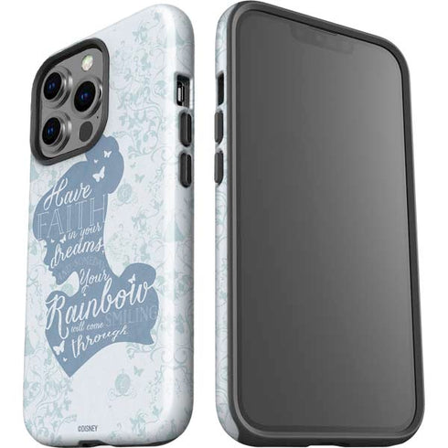 Disney Cinderella Faith In Your Dreams Silhouette iPhone 15 Pro Impact Case