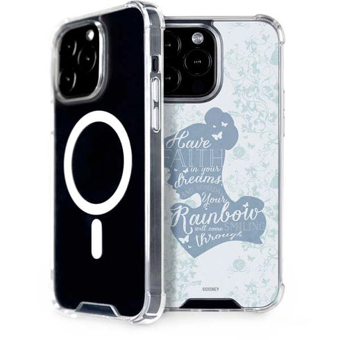 Disney Cinderella Faith In Your Dreams Silhouette iPhone 15 Pro Max MagSafe Case