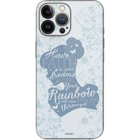 Disney Cinderella Faith In Your Dreams Silhouette iPhone 14 Pro Max Skin