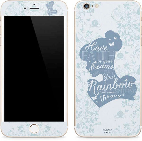 Disney Cinderella Faith In Your Dreams Silhouette iPhone 6/6s Plus Skin