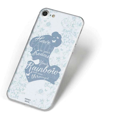 Disney Cinderella Faith In Your Dreams Silhouette iPhone 8 Skin