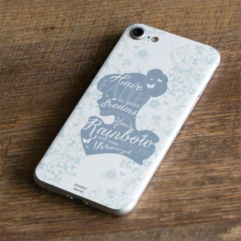 Disney Cinderella Faith In Your Dreams Silhouette iPhone 8 Skin