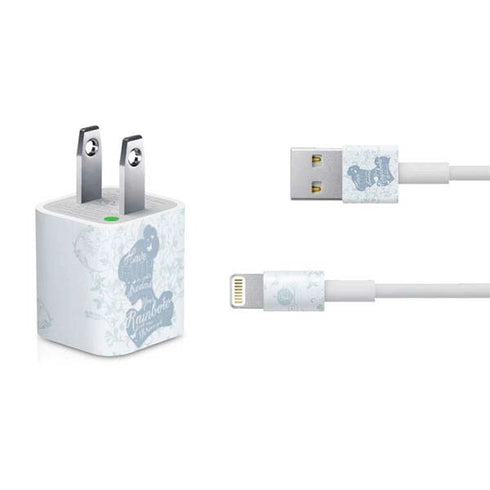 Disney Cinderella Faith In Your Dreams Silhouette iPhone Charger (5W USB) Skin