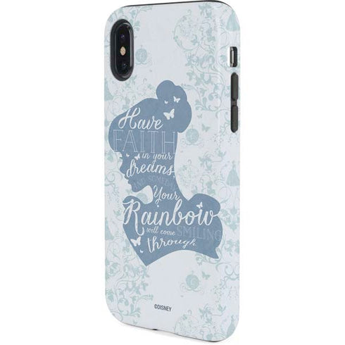Disney Cinderella Faith In Your Dreams Silhouette iPhone X Pro Case