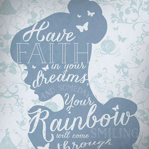 Disney Cinderella Faith In Your Dreams Silhouette iPhone X Pro Case