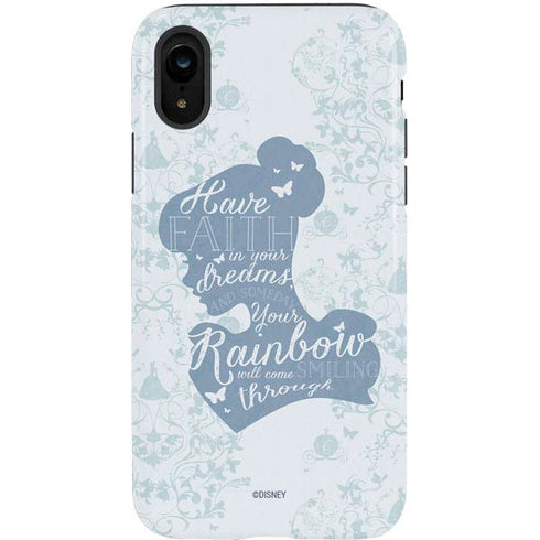 Disney Cinderella Faith In Your Dreams Silhouette iPhone XR Pro Case