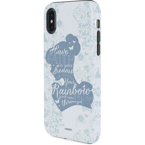 Disney Cinderella Faith In Your Dreams Silhouette iPhone XS Pro Case