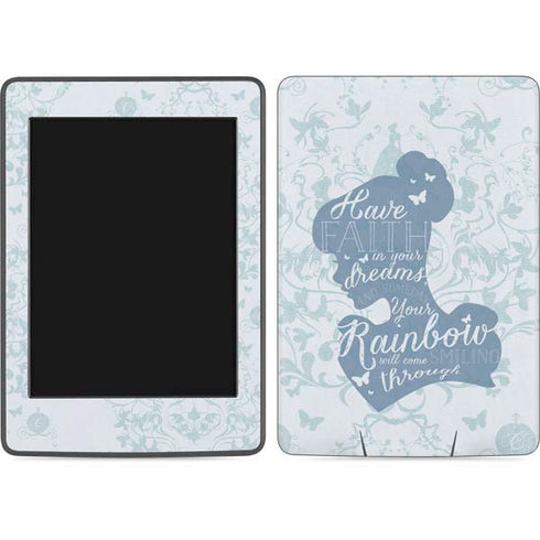 Disney Cinderella Faith In Your Dreams Silhouette Amazon Kindle Skin
