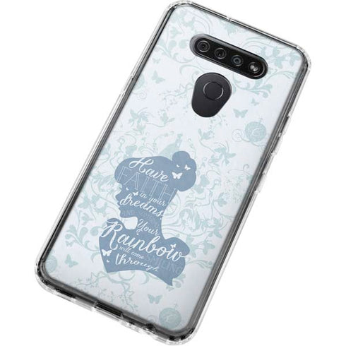 Disney Cinderella Faith In Your Dreams Silhouette LG K51/Q51 Clear Case