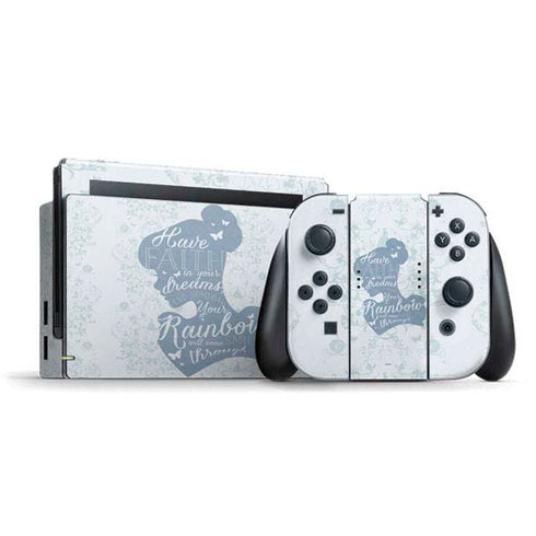 Disney Cinderella Faith In Your Dreams Silhouette Nintendo Switch Bundle Skin