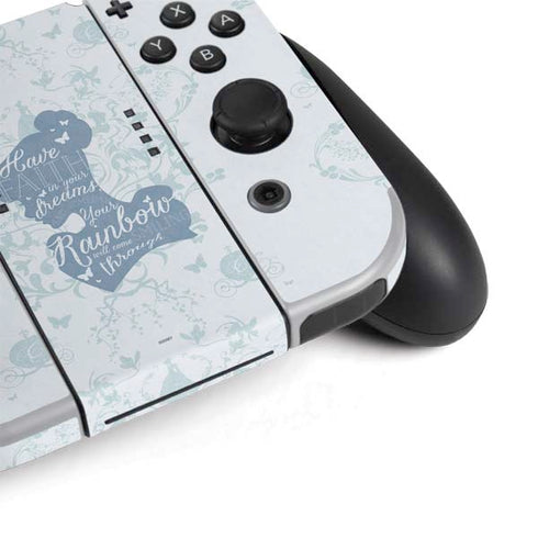 Disney Cinderella Faith In Your Dreams Silhouette Nintendo Switch OLED (2021) Skin