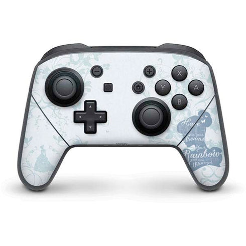 Disney Cinderella Faith In Your Dreams Silhouette Nintendo Switch Pro Controller Skin