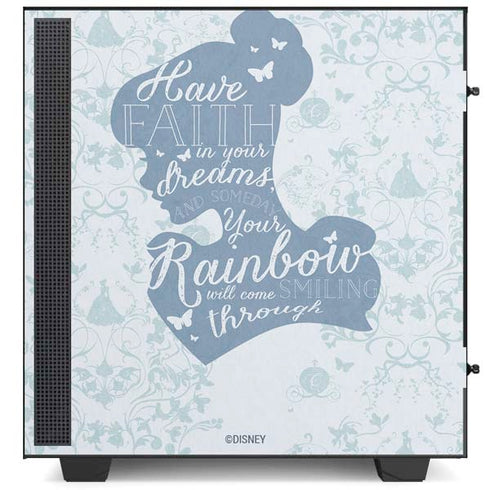 Disney Cinderella Faith In Your Dreams Silhouette NZXT H510 Compact ATX Mid-Tower Case Skin