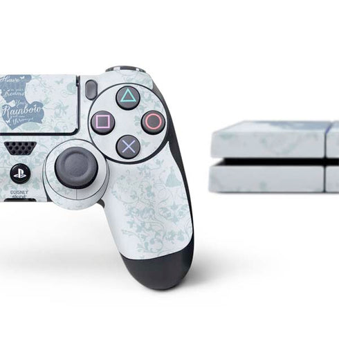 Disney Cinderella Faith In Your Dreams Silhouette PS4 Console and Controller Bundle Skin