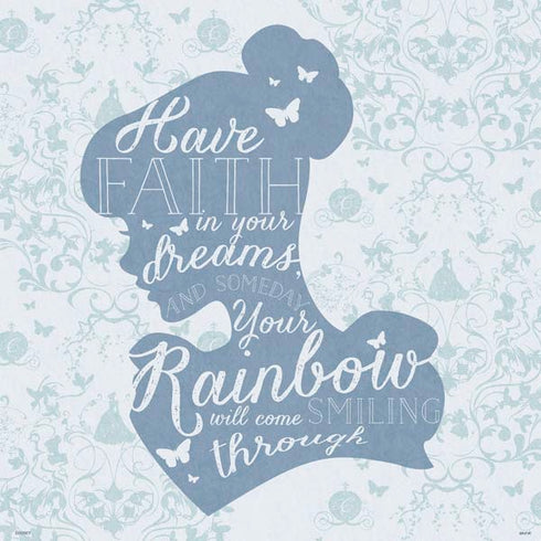 Disney Cinderella Faith In Your Dreams Silhouette PS4 Console Skin