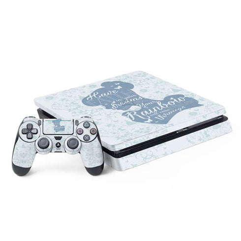 Disney Cinderella Faith In Your Dreams Silhouette PS4 Slim Bundle Skin