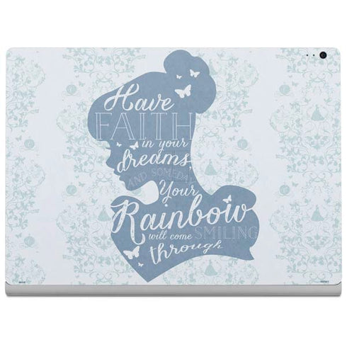 Disney Cinderella Faith In Your Dreams Silhouette Surface Book 2 15in Skin