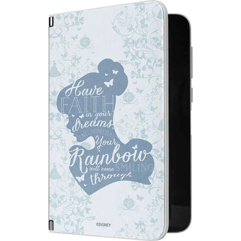 Disney Cinderella Faith In Your Dreams Silhouette Surface Duo Skin