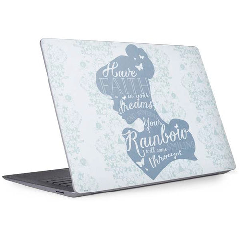 Disney Cinderella Faith In Your Dreams Silhouette Surface Laptop 3 13.5in Skin
