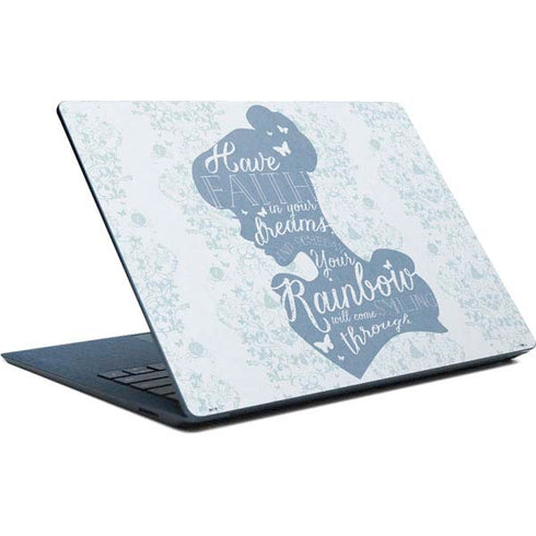 Disney Cinderella Faith In Your Dreams Silhouette Surface Laptop Skin