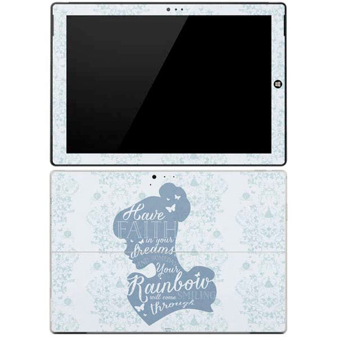 Disney Cinderella Faith In Your Dreams Silhouette Surface Pro 3 Skin