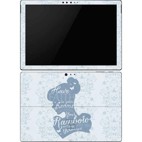 Disney Cinderella Faith In Your Dreams Silhouette Surface Pro 6 Skin