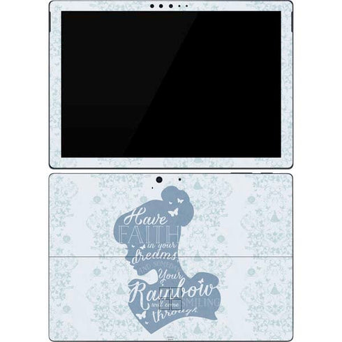 Disney Cinderella Faith In Your Dreams Silhouette Surface Pro 7 Skin
