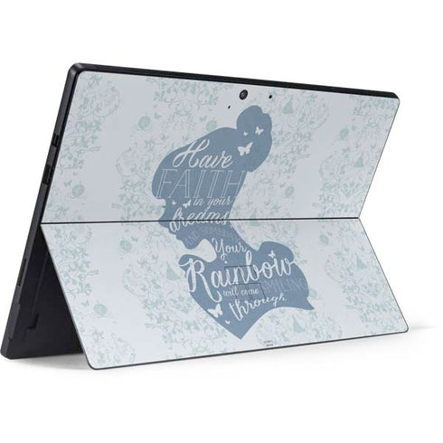 Disney Cinderella Faith In Your Dreams Silhouette Surface Pro 7 Skin