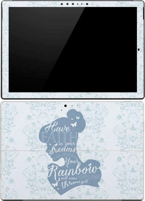Disney Cinderella Faith In Your Dreams Silhouette Surface Pro (2017) Skin