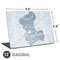 Disney Cinderella Faith In Your Dreams Silhouette Universal Laptop 12in (9.8 x 6.8in) Skin