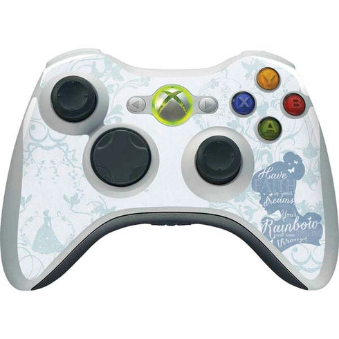 Disney Cinderella Faith In Your Dreams Silhouette Xbox 360 Wireless Controller Skin