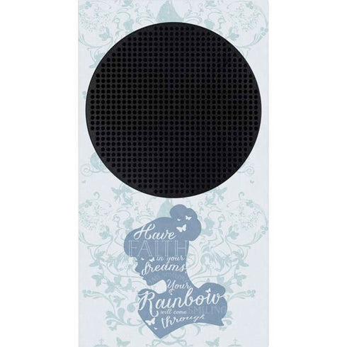 Disney Cinderella Faith In Your Dreams Silhouette Xbox Series S Console Skin