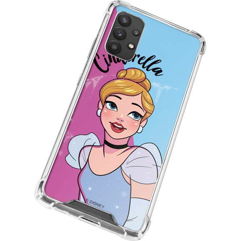 Disney Princess Cinderella Art Galaxy A32 5G Clear Case