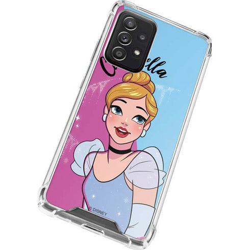 Disney Princess Cinderella Art Galaxy A52 5G Clear Case
