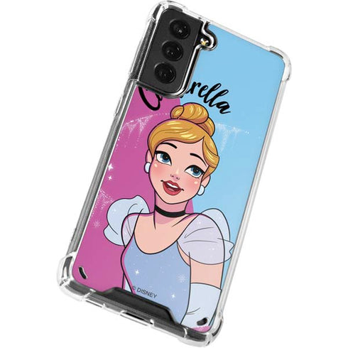 Disney Princess Cinderella Art Galaxy S21 5G Clear Case