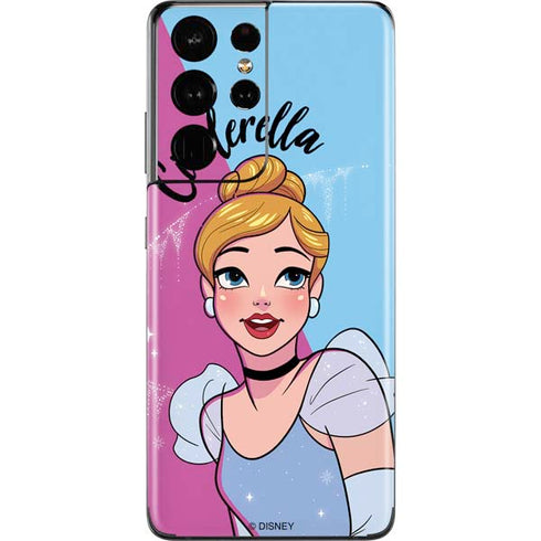 Disney Princess Cinderella Art Galaxy S21 Ultra 5G Skin