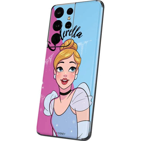 Disney Princess Cinderella Art Galaxy S21 Ultra 5G Skin