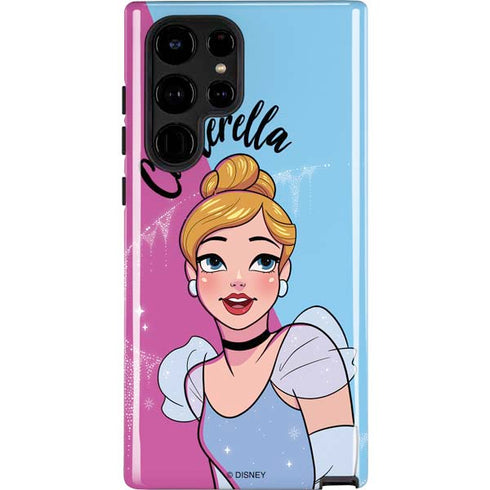 Disney Princess Cinderella Art Galaxy S22 Ultra Pro Case