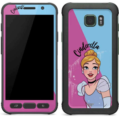Disney Princess Cinderella Art Galaxy S7 Active Skin