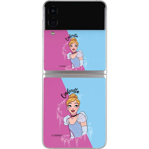Disney Princess Cinderella Art Galaxy Z Flip3 5G Skin