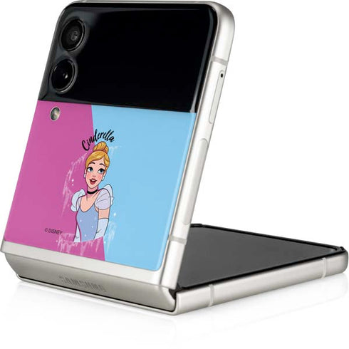 Disney Princess Cinderella Art Galaxy Z Flip4 5G Skin