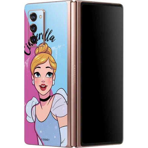 Disney Princess Cinderella Art Galaxy Z Fold2 5G Skin